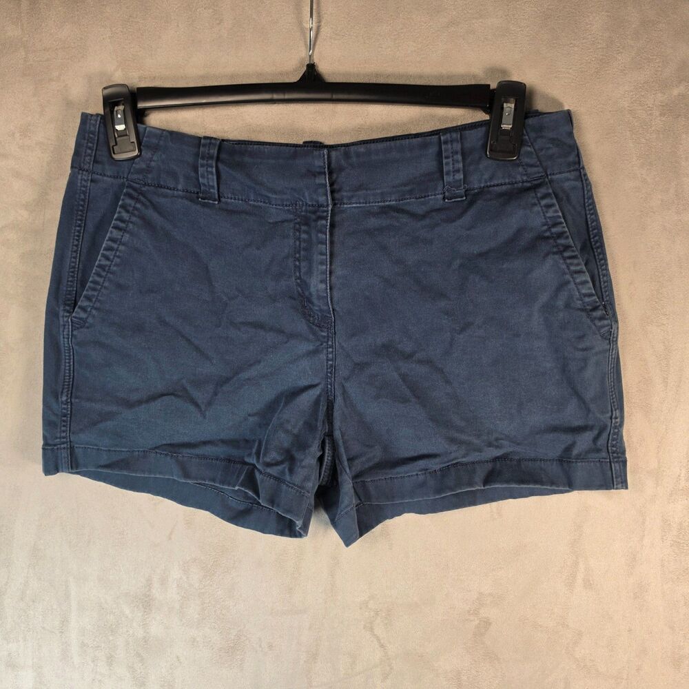 Vineyard Vines Women’s Every Day Chino Shorts Navy Blue Flat Front Size [10]